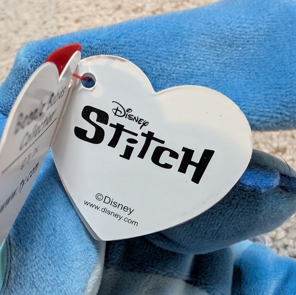 TY Beanie Baby STITCH Disney Lilo & Stitch Plush NWT 2025 Sparkle Eyes Stuffie - Picture 4 of 7